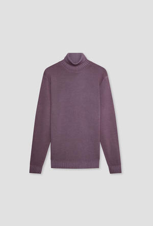 Garment-dyed wool turtleneck ESSENTIAL - Ferrante | img vers.300x/